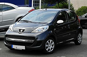 Размер колёс на Peugeot 107 2011 Подбор шин на Peugeot 107 2011