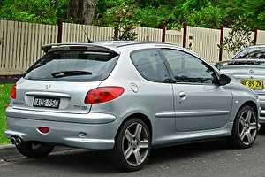 Размер колёс на Peugeot 206 1998 Подбор шин на Peugeot 206 1998