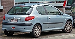 Размер колёс на Peugeot 206 2002 Подбор шин на Peugeot 206 2002