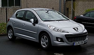 Размер колёс на Peugeot 207 2012 Подбор шин на Peugeot 207 2012
