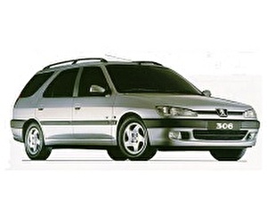 Размер колёс на Peugeot 306 2002 Подбор шин на Peugeot 306 2002