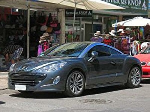 Размер колёс на Peugeot RCZ Sport 2011 Подбор шин на Peugeot RCZ Sport 2011