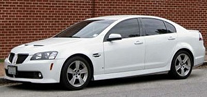 Размер колёс на Pontiac G8 2010 Подбор шин на Pontiac G8 2010