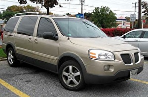 Размер колёс на Pontiac Montana 2005 Подбор шин на Pontiac Montana 2005