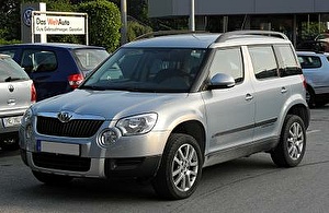 Размер колёс на Skoda Yeti 2011 Подбор шин на Skoda Yeti 2011