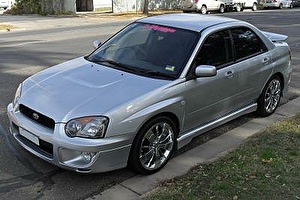 Размер колёс на Subaru Impreza 2004 Подбор шин на Subaru Impreza 2004