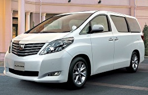 Размер колёс на Toyota Alphard 2009 Подбор шин на Toyota Alphard 2009