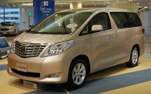 Размер колёс на Toyota Alphard 2013 Подбор шин на Toyota Alphard 2013