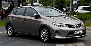 Размер колёс на Toyota Auris 2013 Подбор шин на Toyota Auris 2013