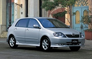 Подбор шин на Toyota Corolla Runx 2001