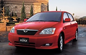 Подбор шин на Toyota Corolla Runx 2002