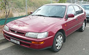 Размер колёс на Toyota Corolla 1996 Подбор шин на Toyota Corolla 1996
