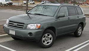 Подбор шин на Toyota Highlander 2004