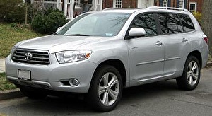 Подбор шин на Toyota Highlander 2012