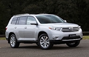 Размер колёс на Toyota Kluger 2013 Подбор шин на Toyota Kluger 2013
