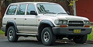 Размер колёс на Toyota Land Cruiser 80 1990 Подбор шин на Toyota Land Cruiser 80 1990