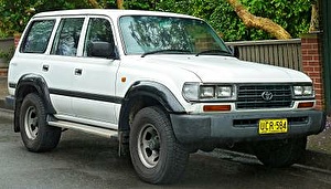 Размер колёс на Toyota Land Cruiser 80 1995 Подбор шин на Toyota Land Cruiser 80 1995