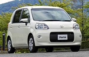 Размер колёс на Toyota Porte 2018 Подбор шин на Toyota Porte 2018