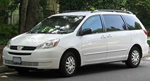 Размер колёс на Toyota Sienna 2004 Подбор шин на Toyota Sienna 2004