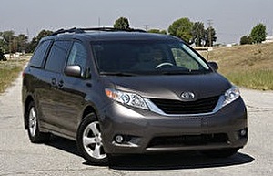Размер колёс на Toyota Sienna 2012 Подбор шин на Toyota Sienna 2012