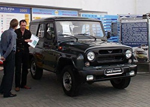 Размер колёс на УАЗ Hunter 2003 Подбор шин на УАЗ Hunter 2003
