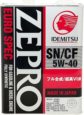 Idemitsu Zepro Euro Spec 5W-40 4л