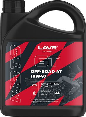 Lavr MOTO GT OFF ROAD 4T 10W-40 SM 4л