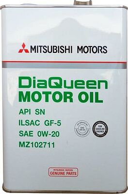 Mitsubishi DiaQueen 0W-20 SN/GF-5 4л