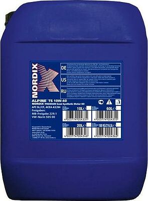 Nordix Premier Alpine TS 10W-40 20л