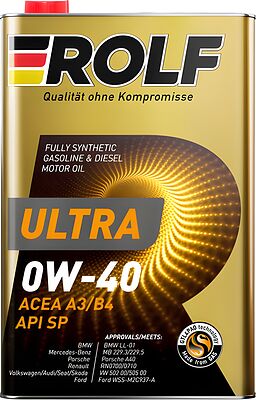 Rolf Ultra 0W-40 SP A3/B4 1л