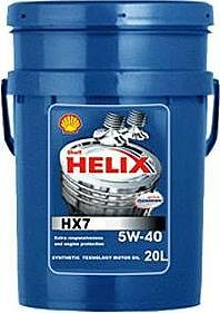 Shell Helix HX7 5W-40 20л Shell Helix HX7 5W-40 20л