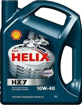 Shell Helix HX7 10W-40 4л Shell Helix HX7 10W-40 4л