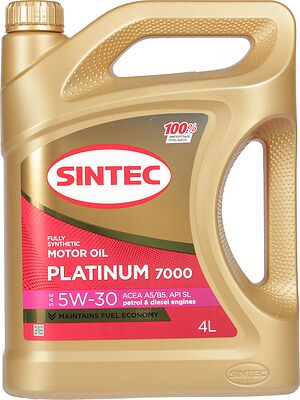 Sintec Platinum 7000 5W-30 A5/B5 SL/CF 4л
