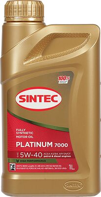 Sintec Platinum 7000 5W-40 SN/CF A3/B4 1л
