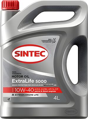 Sintec ExtraLife 5000 10W-40 SAE A3/B4 4л