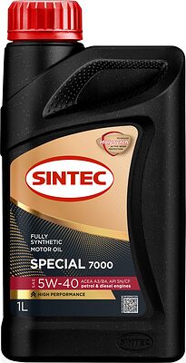 Sintec Special 7000 5W-40 SN/CF A3/B4 1л