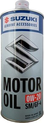 Suzuki Motor Oil 0W-20 1л