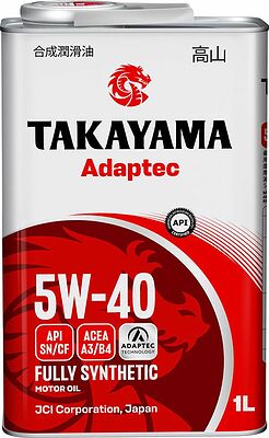 Takayama Adaptec 5W-40 SN/CF A3/B4 1л