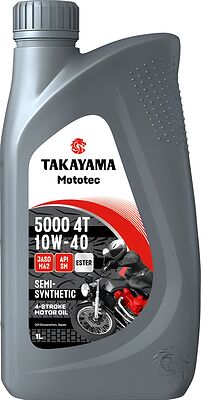 Takayama Mototec 5000 4T MA-2 10W-40 SAE SM JASO MA 1л