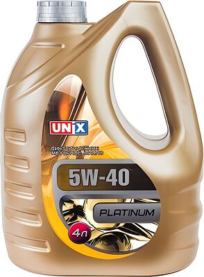 UNIX PLATINUM 5W-40 SN/CF 4л