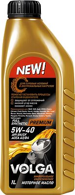 Волга-ойл Premium 5W-40 SAE SN/CF A3/B4 1л