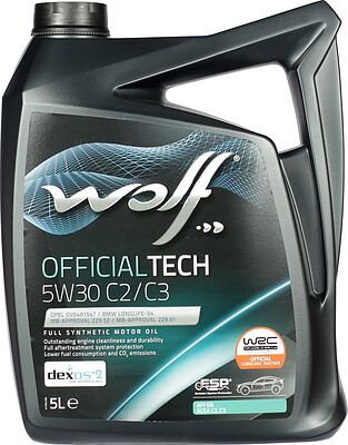 Wolf Officialtech 5W-30 SN C2/C3 5л