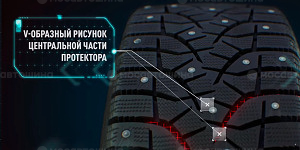 Технология Протектордің V-тәрізді дизайны