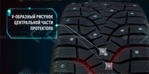 Технология V-образный дизайн протектора