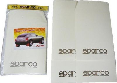 Брызговики SPARCO МАЛЫЕ /БЕЛЫЙ/ /к-т 4 шт./