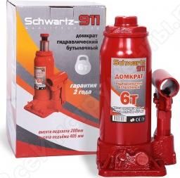 Домкрат гидравлический бутылочный SCHWARTZ-911 6 т (200-405 мм), картонная коробка Домкрат гидравлический бутылочный SCHWARTZ-911 6 т (200-405 мм), картонная коробка