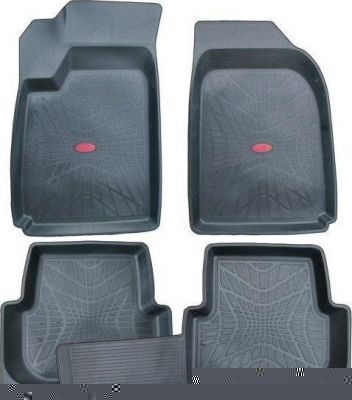 АГАТЭК Коврики салона резиновые CHEVROLET LANOS 05- (К/с CHEVROLET LANOS, A.005.01.K)
