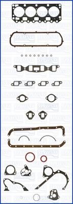 AJUSA 50003000 комплект прокладок, двигатель на FORD FIESTA фургон (FVD)