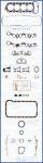 AJUSA 50046600 комплект прокладок, двигатель на MAZDA 323 III (BF)