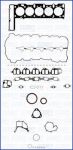 AJUSA 50287800 комплект прокладок, двигатель на SSANGYONG RODIUS
